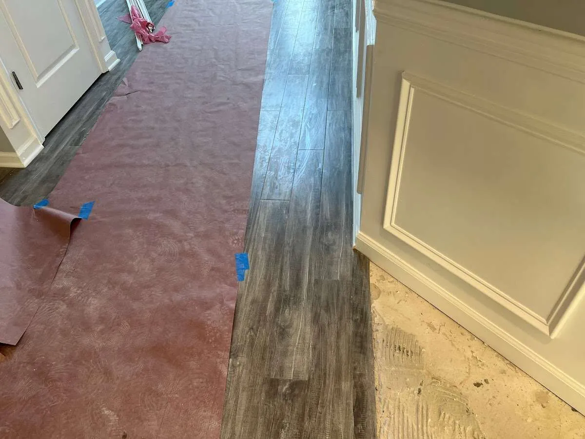 Completed marble shower restoration in Red Oak